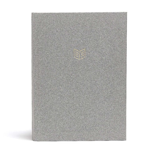 CSB She Reads Truth Bible, Gray Linen Cloth Over Board, Indexed — Raechel Myers
