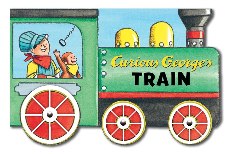 Curious George’s Train (Mini Movers Shaped Board Books) — H. A. Rey