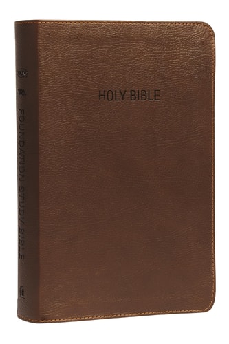 Foundation Study Bible, NKJV Imitation Leather — Thomas Nelson