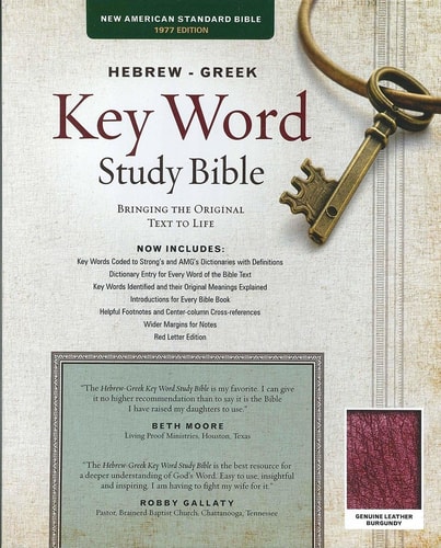 Hebrew-Greek Key Word Study Bible-NASB Key Insights Into God’s Word — Spiros Zodhiates