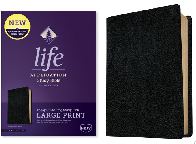 NKJV Life Application Study Bible, Third Edition, Large Print — Tyndale
