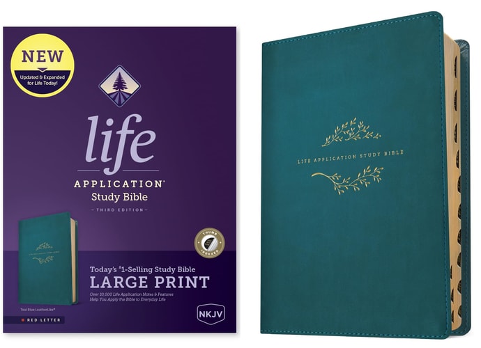 NKJV Life Application Study Bible, Third Edition, Large Print — Tyndale