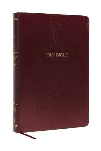 NKJV Reference Bible Red Letter Edition [Super Giant Print, Burgundy] — Thomas Nelson