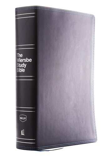 NKJV Wiersbe Study Bible Red Letter Edition [Black] — Warren W. Wiersbe