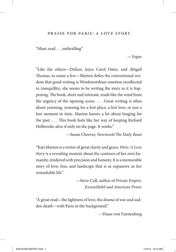 Paris: A Love Story — Kati Marton