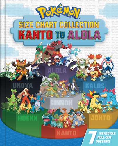 Pokémon Size Chart Collection: Kanto to Alola — Pikachu Press