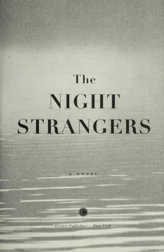 The Night Strangers A Novel — Chris Bohjalian