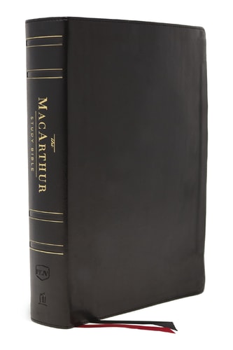 The NKJV, Macarthur Study Bible, 2nd Edition, Thumb-Indexed, Comfort Print Unleashing God’s Truth One Verse at a Time [Black] — Thomas Nelson
