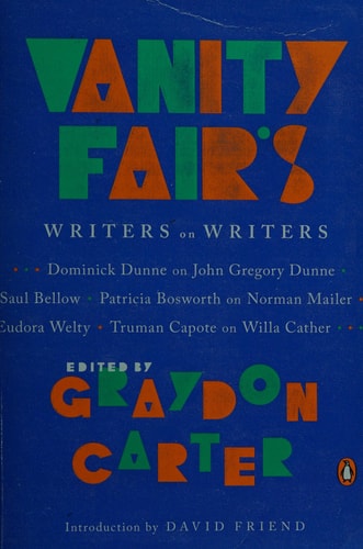 Vanity Fair’s Writers on Writers — Graydon Carter