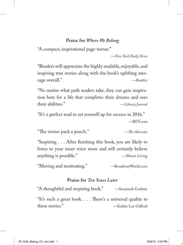 Where We Belong Journeys That Show Us the Way — Hoda Kotb