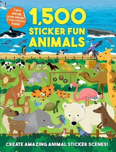 1,500 Sticker Fun Animals — Joshua George