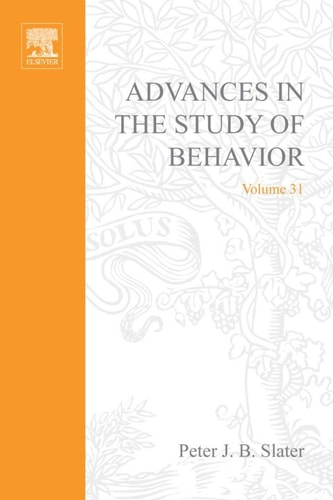 Advances in the Study of Behavior — Peter J.B. Slater