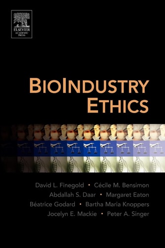 BioIndustry Ethics — David L. Finegold