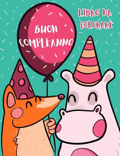 Buon Compleanno Libro Da Colorare — Holz Books