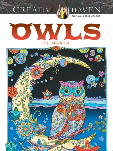 Creative Haven Owls Coloring Book — Marjorie Sarnat
