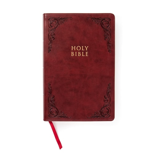 CSB Large Print Personal Size Reference Bible, Burgundy Leathertouch Holy Bible — C. S. B. Bibles CSB Bibles by Holman