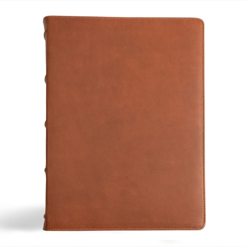 CSB Verse-By-Verse Reference Bible, Holman Handcrafted Collection, Marbled Tan Premium Calfskin — C. S. B. Bibles CSB Bibles by Holman