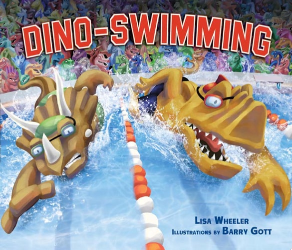 Dino-Swimming — Lisa Wheeler