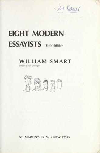 Eight Modern Essayists — William Smart