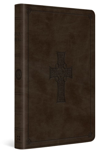 ESV Large Print Value Thinline Bible (TruTone, Olive, Celtic Cross Design) — Crossway Bibles