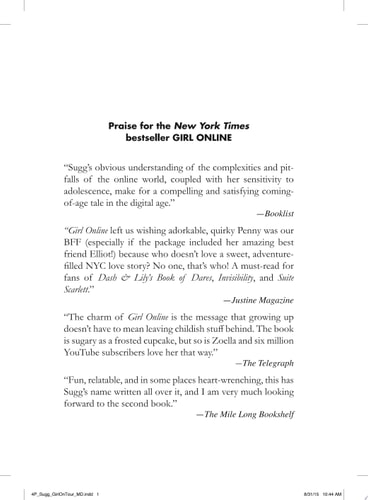 Girl Online: On Tour The Second Novel by Zoella — Zoe Sugg