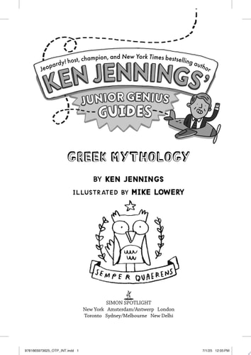Greek Mythology — Ken Jennings