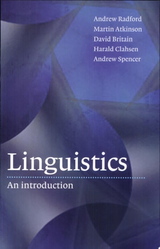 Linguistics An Introduction — Andrew Radford
