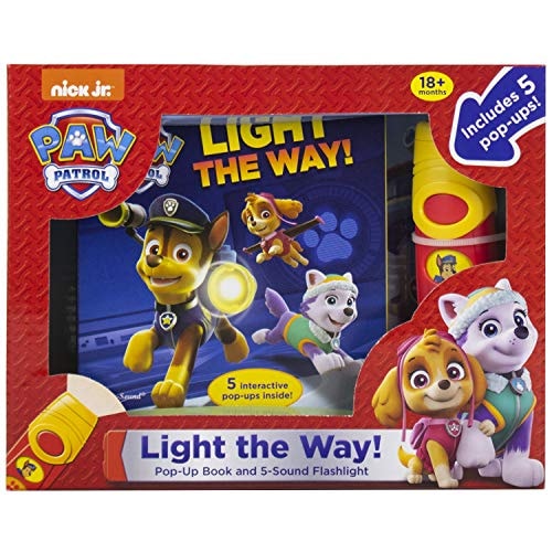 Nickelodeon Paw Patrol Light the Way! Play-a-Sound Book and 5-Sound Flashlight — I. Kids P