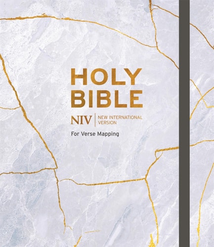 NIV Bible for Journalling and Verse-Mapping Kintsugi — New International Version