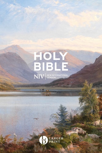 NIV Larger Print Gift Hardback Bible — New International Version