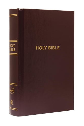 NKJV Pew Bible Red Letter Edition [Large Print, Burgundy] — Thomas Nelson