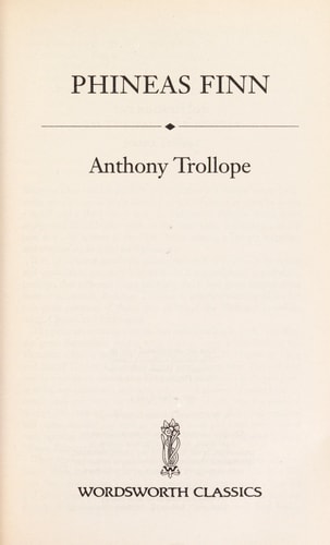 Phineas Finn — Anthony Trollope