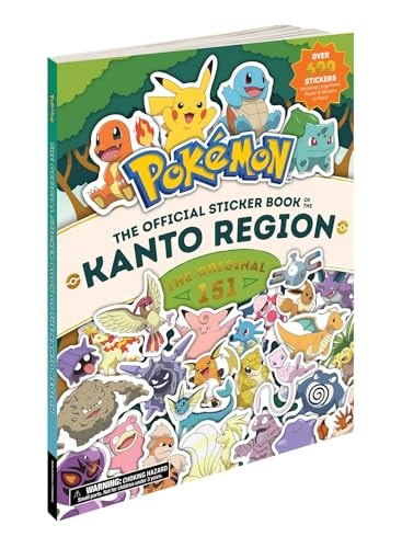 Pokémon The Official Sticker Book of the Kanto Region The Original 151 — Pikachu Press