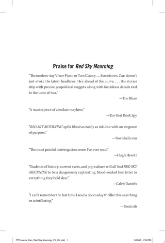 Red Sky Mourning A Thriller — Jack Carr