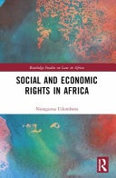 Social and Economic Rights in Africa International and Public Law Perspectives — Nsongurua Udombana