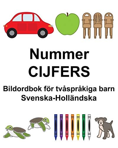 Svenska-Holländska Nummer/CIJFERS Bildordbok för tvåspråkiga barn — Suzanne Carlson
