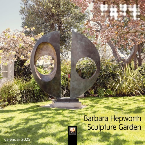 Tate: Barbara Hepworth Sculpture Garden Mini Wall Calendar 2025 (Art Calendar) — Flame Tree Studio (cor)