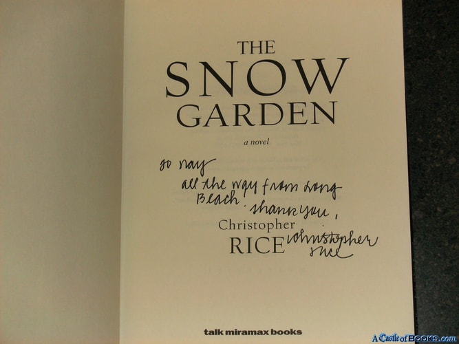 The Snow Garden: A Novel — Christopher Rice