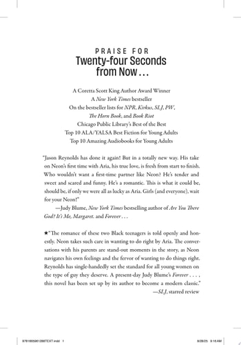 Twenty-Four Seconds from Now . . . A LOVE Story — Jason Reynolds