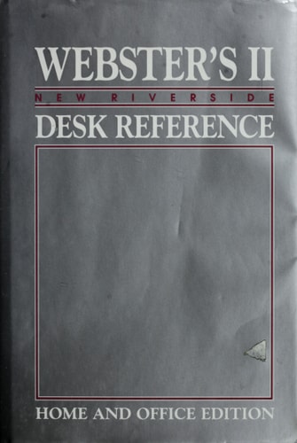 Webster II Desk Reference — HOUGHTON 145403