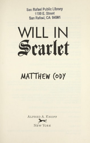 Will in Scarlet — Matthew Cody