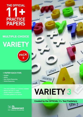 11+ Practice Papers, Variety Pack 3, Multiple Choice — Gl Assessment