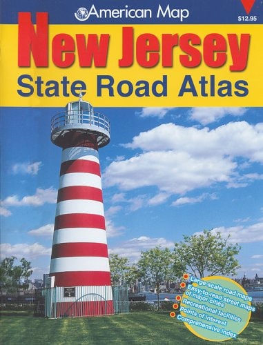 American Map New Jersey State Road Atlas — Hagstrom Map Company