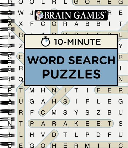 Brain Games – 10 Minute: Word Search Puzzles (Blue) — Publications International Ltd
