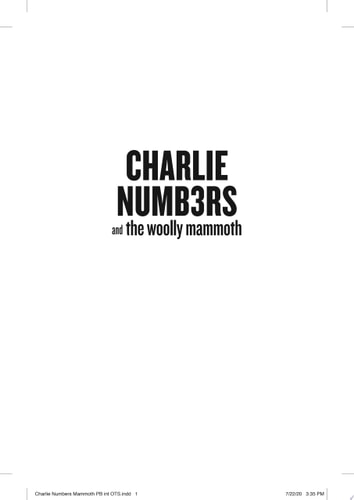 Charlie Numbers and the Woolly Mammoth — Ben Mezrich