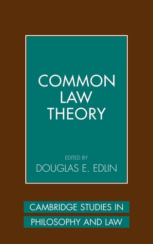 Common Law Theory — Douglas E. Edlin