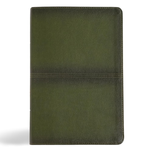 CSB Men’s Daily Bible, Olive Leathertouch — C. S. B. Bibles CSB Bibles by Holman