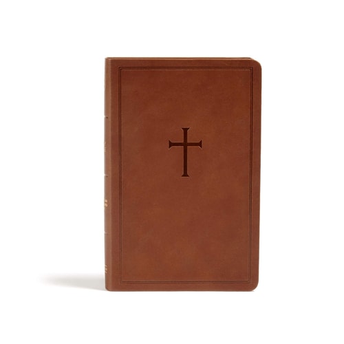 CSB Personal Size Bible, Brown Leathertouch — C. S. B. Bibles CSB Bibles by Holman
