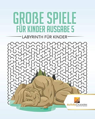 Große Spiele Für Kinder Ausgabe 5 Labyrinth Für Kinde — Activity Crusades