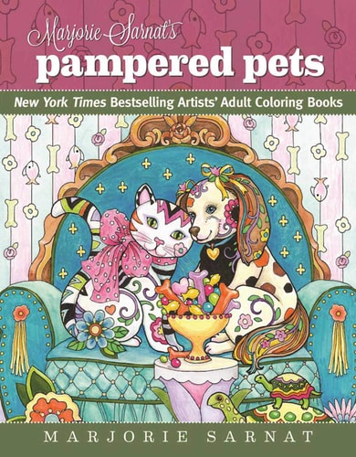 Marjorie Sarnat’s Pampered Pets New York Times Bestselling Artists’ Adult Coloring Books — Marjorie Sarnat